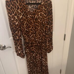 Talbots leopard Dress never worn